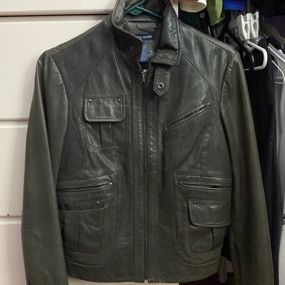 Leather jacket
